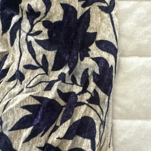 THE PODOLLS Womens Top XS Blue Floral Jersey Knit Casual Summer Relaxed Fit - Picture 5 of 10